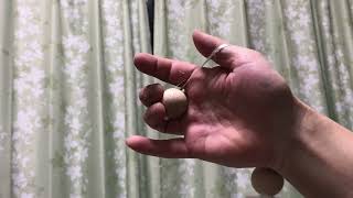 木の玉のベグレリ（指ヨーヨー）自作＆初級技