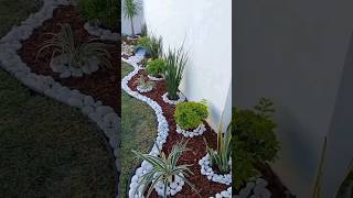 Idea para decorar tu jardín, recién terminado 🌿💯 #youtubeshorts #garden #videos