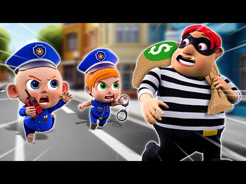 Police Catches Thief - Police Song - Funny Songs and More Nursery Rhymes & Kids Songs