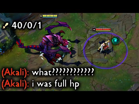 CHO'GATH ONESHOTS WITH Q (FROM FULL HP TO 0 HP)