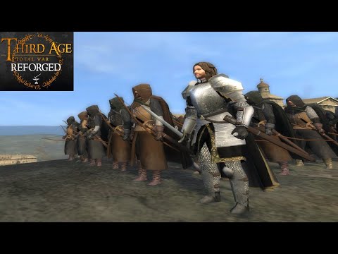 GONDORIAN DEFENCE OF THE BROWN LANDS (Siege Battle) - Third Age: Total War (Reforged)