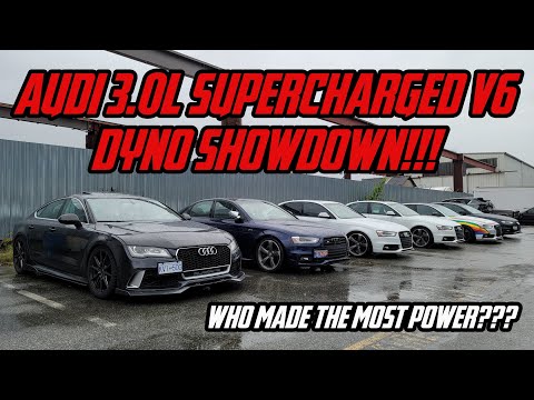 We Dyno Tested 6 Different Audi 3.0L Supercharged V6's!!!