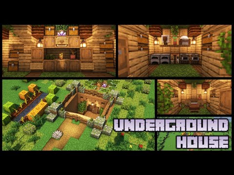 Minecraft: How To Build a Beginner Survival Underground House