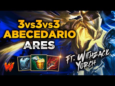 ARES, LAS CADENAS DE LA MUERTE ft. WithZack y Yorch - Warchi - Smite 3v3v3 S11