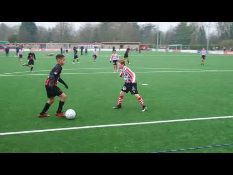 3e kwart Excelsior R'dam O12 – Sparta R’dam O12 (13-1-2018); Overall einduitslag: 5-15