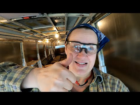 Coach Bus Conversion Roof Raise Transition!