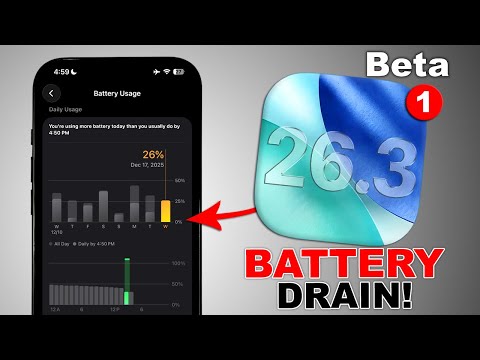 iOS 26.3 Beta 1 Battery Life!