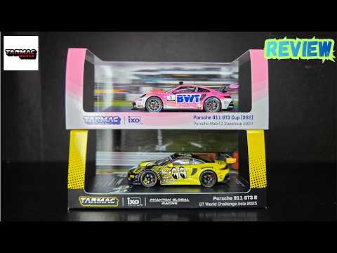 Feature Image thumbnail for the video blog Tarmac Works - Porsche 911 GT3 Cup BWT & Porsche 911 GT3 R Moon Eyes - REVIEW by  booster_diecast