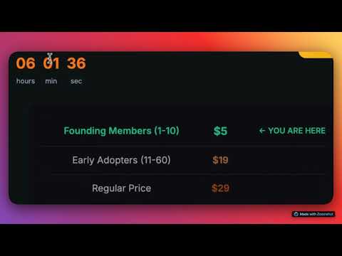 Item video thumbnail