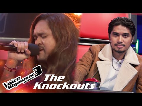 Htike Gyi: " ကိုယ့်ရဲ့ဘုရင်မ " | The Knockouts , Week 12 - The Voice Myanmar Season 3, 2020