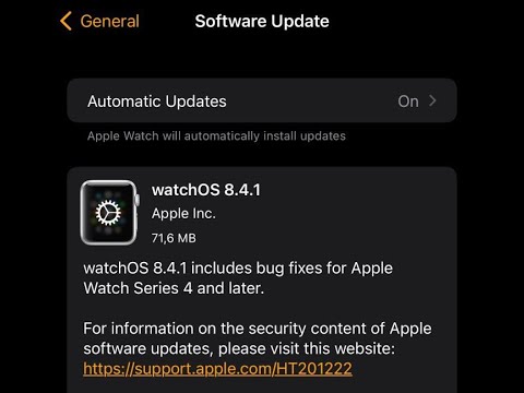 Apple’s Releases Mysterious Apple Watch Update watchOS 8 4 1 Its Secrets