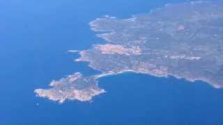 preview picture of video 'Santa Teresa Gallura, Palau, La Maddalena e Corsica - vista dall'alto'