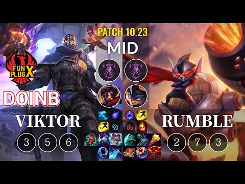 FPX Doinb Viktor vs Rumble Mid - KR Patch 10.23