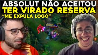 ABSOLUT INDIGNADO POR VIRAR RESERVA, ZUEIRA YULLA COM MINERVA - RENECRODILO LEAGUE OF LEGENDS