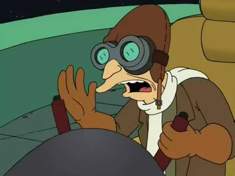 Futurama - I can't quite read the sign... Pazuzu! Pazuzu!