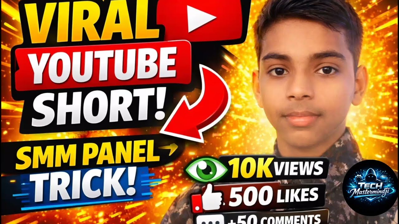 🚀 Go Viral on YouTube Shorts in 30 Seconds! | SMM Panel Strategy by Tech Mastermindji 🔥