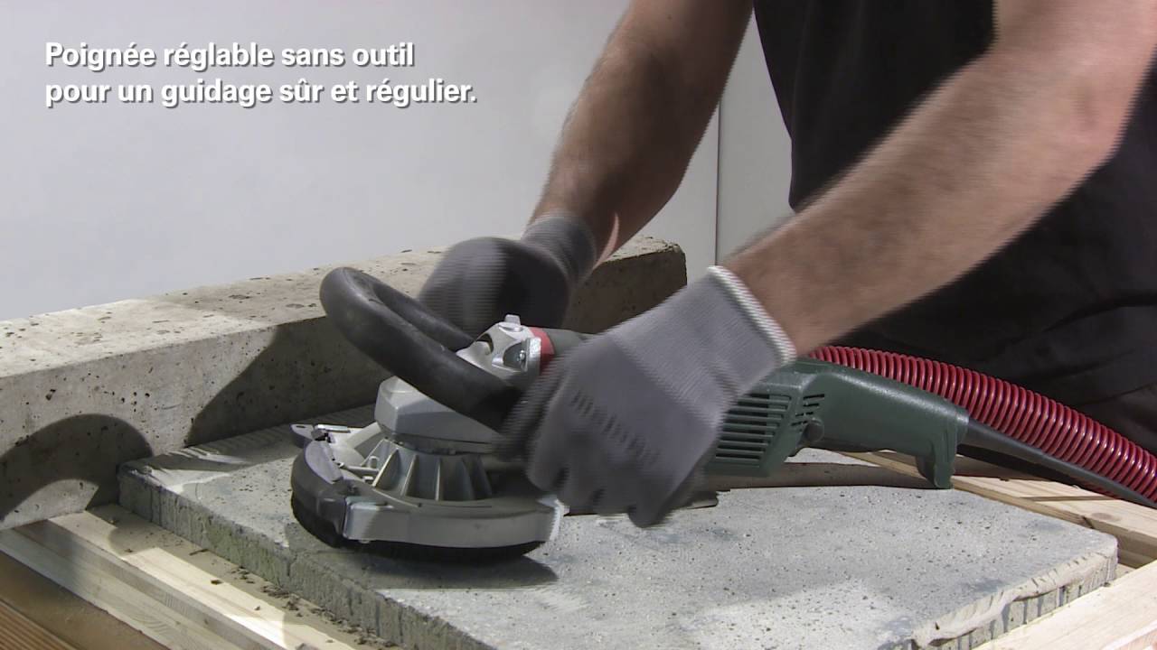 Ponceuse / surfaceuse béton disque diamant 125 mm