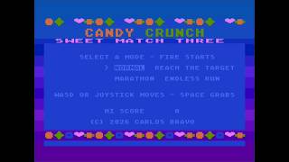 ATARI XL / XE += CANDY CRUSH =+ NEW GAME 2026