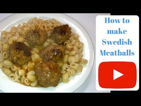 How to make Swedish Meatballs