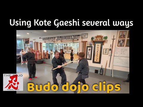 Tenchijin Classical Martial Arts class.  Using Kote Gaeshi in various ways.