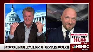 RIECKHOFF ON MSNBC'S MORNING JOE - DEC. 11, 2020 - BIDEN'S VA PICK