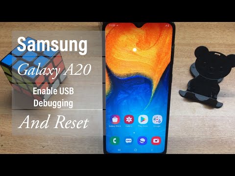 Samsung galaxy A20 Enable Developer Option, Enable USB Debugging and Reset | GSMAN ASHIQUE |