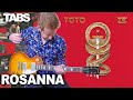 Toto - Rosanna | Guitar Cover | Keys Arr. For Guitar & Live Ending |
