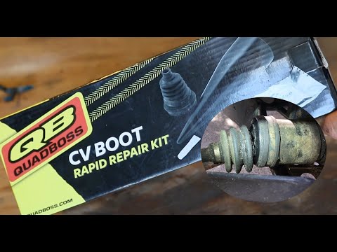 How to Repair Torn CV Boot on ATV UTV SXS Using The QuadBoss CV Rapid Repair Kit