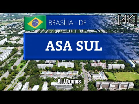 163 - 4K - Drone - Asa Sul - Brasília DF #asasul #brasilia #df #capitalfederal #drone #dji #mini4pro