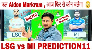 MI vs LSG Dream11 Team, LKN vs MI Dream11 prediction, *Beat Fantasy Cricket Guru* {26th IPL match }