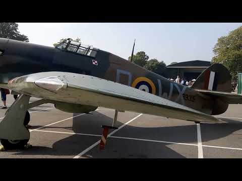 Hawker Hurricane G-HURI of Polish Heritage Flight.  Walk around.
