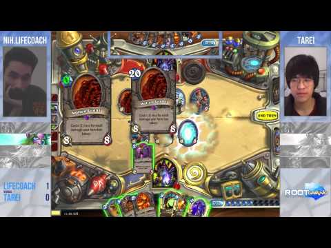 Lifecoach vs Tarei Game 2 & 3 | Group Stage | ROOT Gaming Hearthstone Invitational