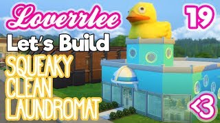 Squeaky Clean Laundromat (Let's Build in the Sims 4)