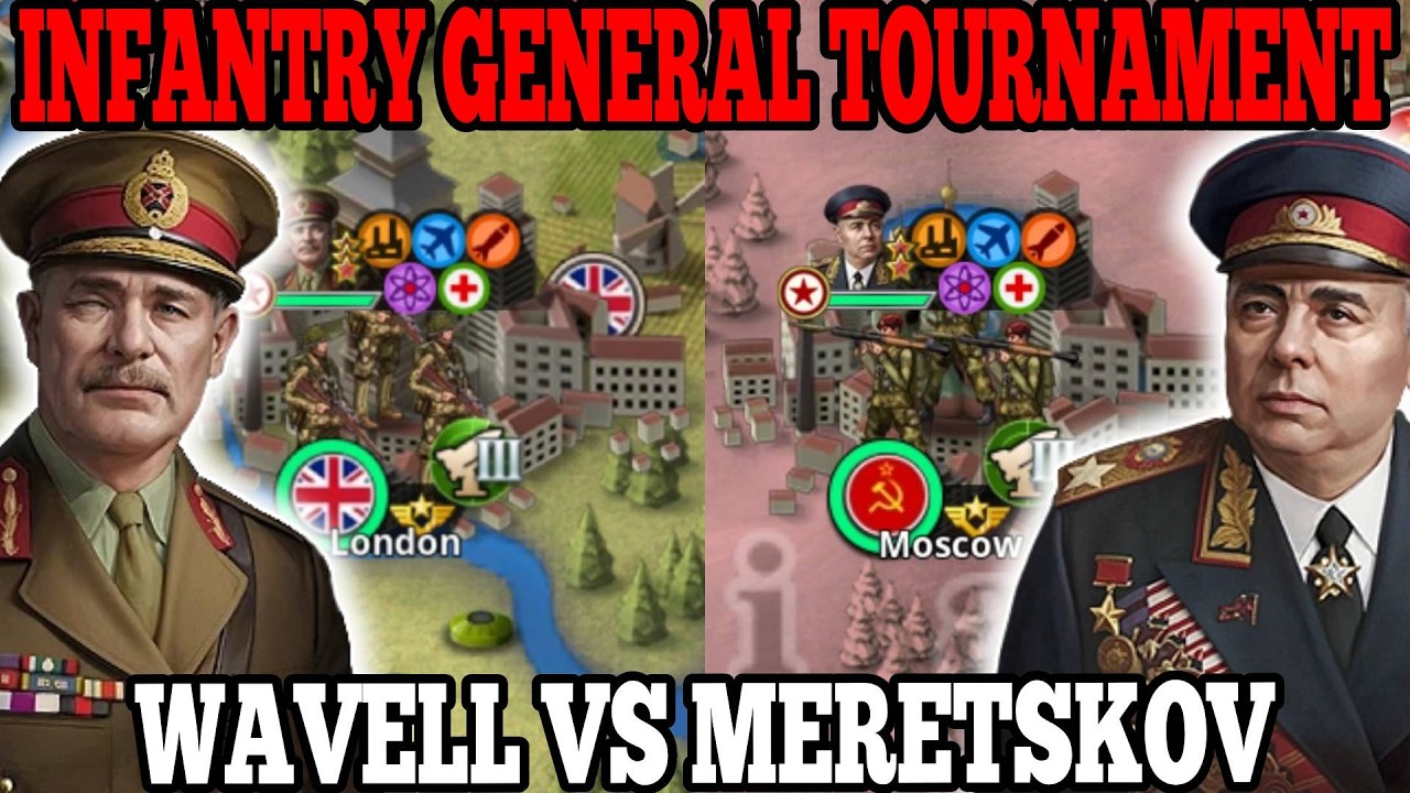 WAVELL VS MERETSKOV! Whos The Best Infantry General Tournament