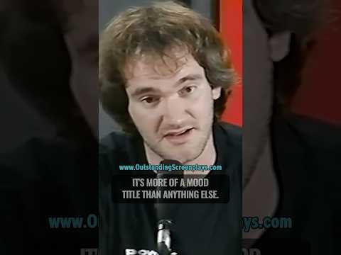 Quentin Tarantino refuses to explain the meaning of the Reservoir Dogs Title and Here’s Why