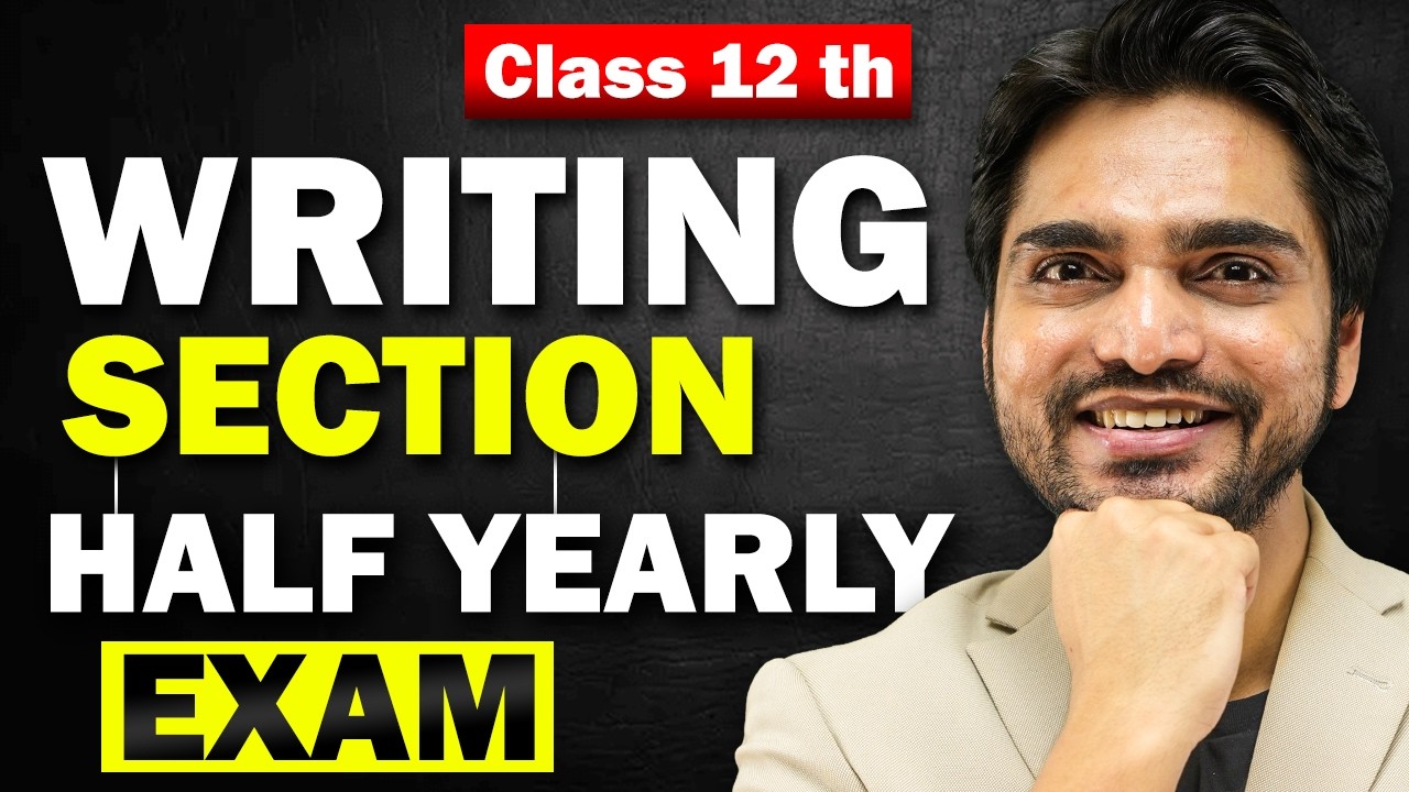 🔴LIVE | CLASS 12th ENGLISH WRITING SECTION | ONE SHOT |NOTICE/LETTER/ARTICLE/REPORT/INVITATION/REPLY