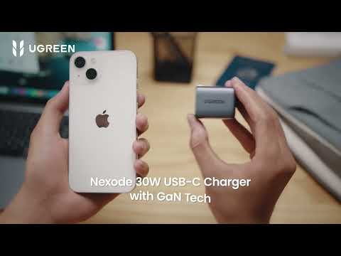 UGREEN 30W USB-C Charger | Nexode Mini GaN Wall Charger