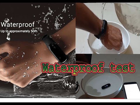 Waterproof test of Xiaomi Mi band 3. Is it waterproof? or Not Video