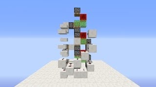 Minecraft Redstone Creation : Slime Block Car Elevator Up And Down (Most Resource Friendly)