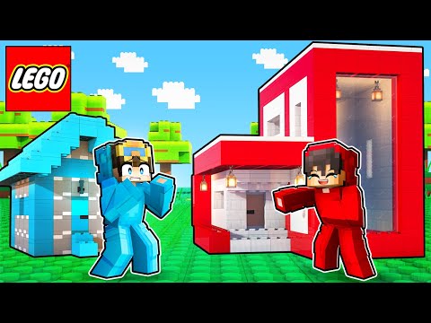 Nico vs Cash LEGO HOUSE Build Challenge!