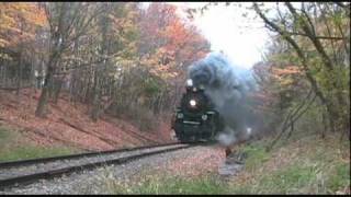 preview picture of video 'Steam Locomotive NKP 765 Same location. Shot with my old cameras. Edited'