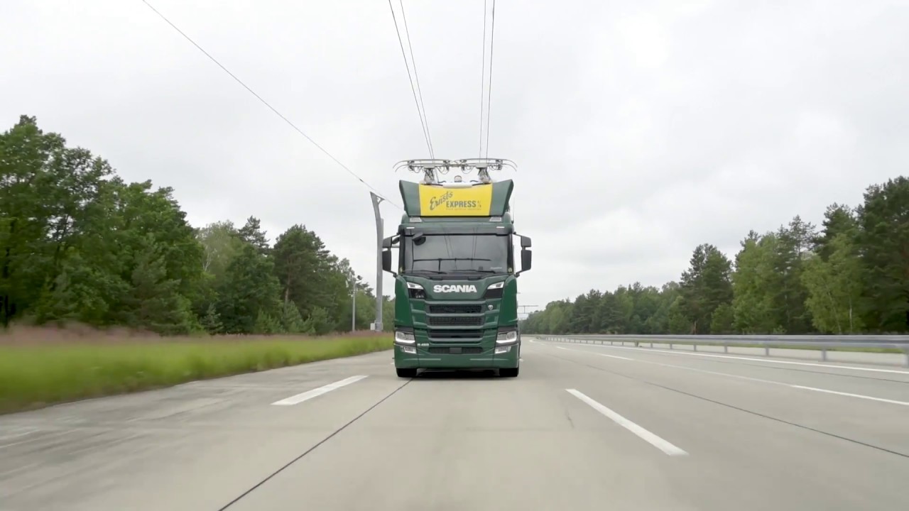 La revolución verde: camiones de mercancías como tranvías