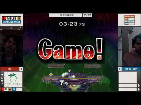 Melee @ Verdugo #51- Nut (Sheik) VS DCG WC | Kurv (Luigi) - SSBM - Losers Quarters