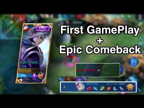 First Gameplay + Epic Comeback | Ling - Rank Game