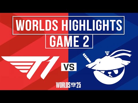 T1 vs AL Highlights Game 2 | Worlds 2025 Quarterfinals | T1 vs Anyone's Legend