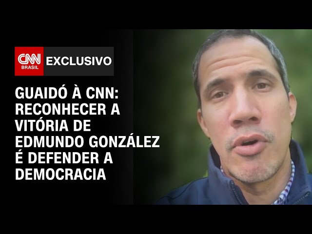 Guaidó à CNN: Reconhecer a vitória de Edmundo González é defender a democracia | CNN 360º