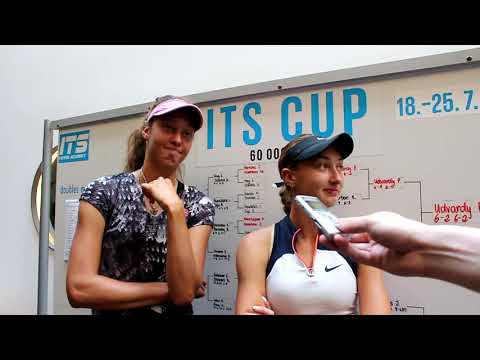 Denisa Hindová a Darja Viďmanová po prohře v semifinále čtyřhry | ITS CUP OLOMOUC 2021