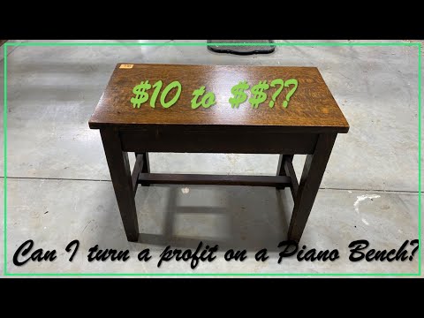 #193:  Can I turn a profit - Flipping a Piano Bench