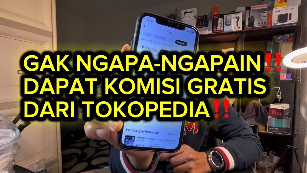 DARI TOKOPEDIA JUGA KITA DAPAT KOMISI GRATIS‼️