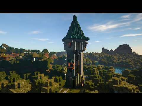 EPIC Wizard Tower Build in Minecraft!